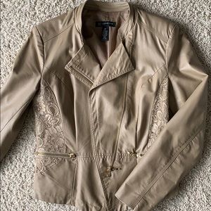 Cute tan leather jacket